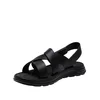Sandale bărbați din piele naturală, Otter - 9172 Negru Box