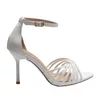 Sandale elegante damă cu toc, Epica - 4016 Alb Box