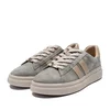 Sneakers damă din piele naturală - 3498 Gri Bej Nabuc