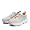 Sneakers damă din piele naturală - 4431 Bej Box