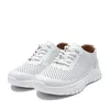 Sneakers damă din piele naturală - 4434 Alb Box Perforat