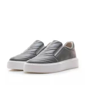 Sneakers damă din piele naturală, Leofex - 362 Verde Box